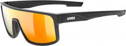 uvex LGL 51 Sportbrille (2213 black matt, mirror red (S3))