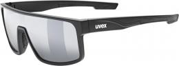 uvex LGL 51 Sportbrille (2216 black matt, mirror silver (S3))
