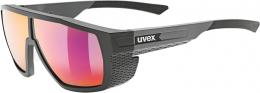 uvex MTN Style Polavision Sportbrille (2530 black/grey matt, polavision/mirror red (S3))