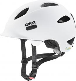 uvex Oyo Fahrradhelm (45-50 cm, 05 white/black mat)