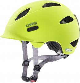 uvex Oyo Fahrradhelm (45-50 cm, 08 neon yellow/moss green matt)