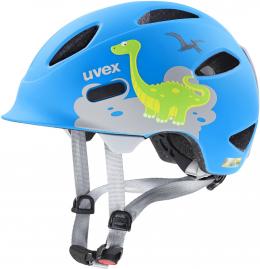 uvex Oyo Style Fahrradhelm Kids (50-54 cm, 02 dino/blue matt)