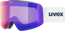 uvex Provoqe FM Brillenträger Skibrille (2130 black matt, mirror ruby/green clear (S3))