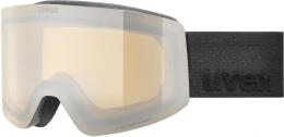 uvex Provoqe FM Brillenträger Skibrille (2530 black matt, mirror silver/yellow clear (S2))