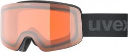 uvex pwdr Lasergold Skibrille (2030 black matt, orange clear (S2))