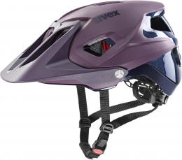 uvex Quatro integrale Fahrradhelm (56-61 cm, 10 plum deep/space mat)