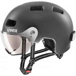 UVEX Radhelm Rush Visor 2022, Unisex (Damen / Herren), Größe L, Fahrradhelm, Fah