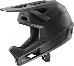 uvex Ravage Fullface Helm (60-63 cm, 01 black/rhino matt)