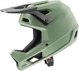 uvex Ravage Fullface Helm (60-63 cm, 03 moss green/black matt)
