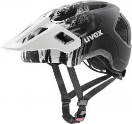 uvex React Jr. Fahrradhelm (52-56 cm, 10 white/black matt)