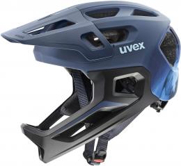 uvex React Jr. Fullface Helm (52-56 cm, 02 dusk blue matt)