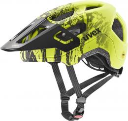uvex React Jr. Mips Kinder-Fahrradhelm (52-56 cm, 06 lime/black matt)