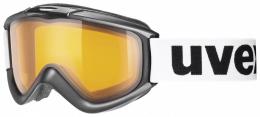 uvex Rennskibrille FX Race (2229 black, double lens, lasergold lite)