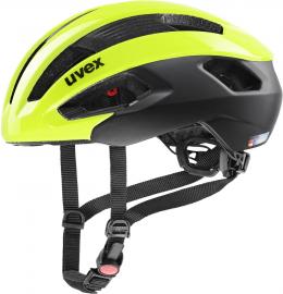 uvex Rise cc Fahrradhelm (52-56 cm, 01 neon yellow/black matt)