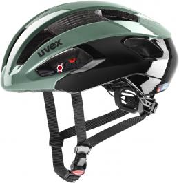 uvex Rise Fahrradhelm (Größe: 52-57 cm, 04 moss/green black)