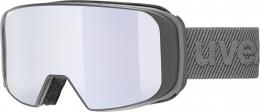 uvex Saga Take Off Skibrille (5030 rhino matt, mirror silver/lasergold lite/clear (S1/S3))