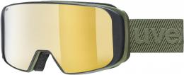 uvex Saga Take Off Skibrille (8030 croco matt, mirror gold/lasergold lite/clear (S1/S3))