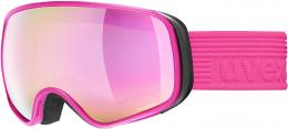 uvex Scribble FM sphere Kinderskibrille (9130 pink, mirror pink clear (S2))