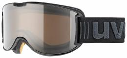 uvex Skyper Polavision Skibrille (2021 black metallic mat, polavision brown/clear (S2))