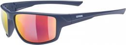 uvex Sportstyle 230 Sportbrille (4416 blue mat, mirror red (S3))