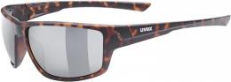 uvex Sportstyle 230 Sportbrille (6616 havanna mat, litemirror silver (S3))