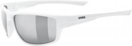 uvex Sportstyle 230 Sportbrille (8816 white mat, litemirror silver (S3))
