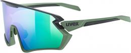 uvex Sportstyle 231 2.0 Sportbrille (7216 moss green/black matt, supravision mirror green (S3))