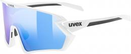 uvex Sportstyle 231 2.0 Sportbrille (8806 white matt, supravision mirror blue (S2))