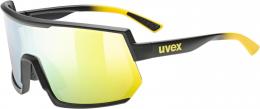 uvex Sportstyle 235 Sportbrille (2616 sunbee/black matt, mirror yellow (S3))