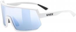 uvex Sportstyle 235 Variomatic Sportbrille (8803 white matt, litemirror blue (S1-3))