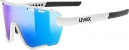 uvex Sportstyle 236 small Set Sportbrille (8116 cloud matt, mirror blue (S3), clear (S0))