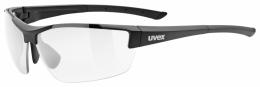 uvex Sportstyle 612 Variomatic light Sportbrille (2290 black matt, variomatic smoke)