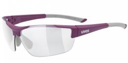 uvex Sportstyle 612 Variomatic light Sportbrille (6690 purple matt, variomatic smoke)