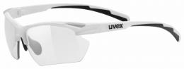 uvex Sportstyle 802 V small Sportbrille (8801 white, variomatic smoke (S1-3))