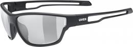 uvex Sportstyle 806 Variomatic Sportbrille (2201 black matt, variomatic smoke (S1-3))