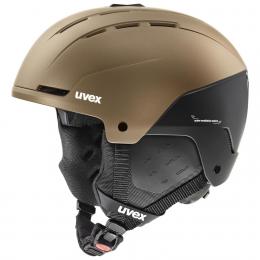 uvex Stance Skihelm (51-55 cm, 16 brown/black matt)