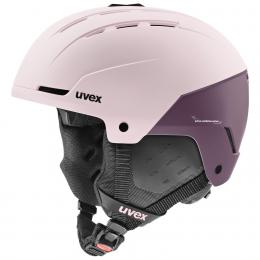 uvex Stance Skihelm (54-58 cm, 18 powder/plum matt)