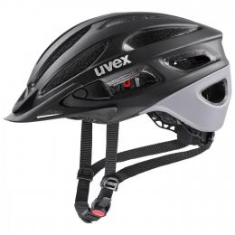 uvex True cc Fahrradhelm (52-56 cm, 02 black/grey matt)