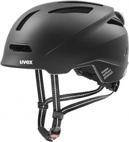 uvex Urban Planet LED Fahrradhelm (54- 58 cm, 01 black matt)