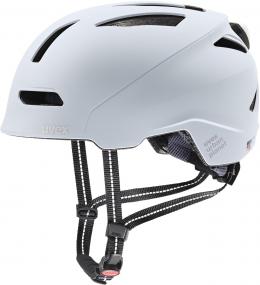 uvex Urban Planet LED Fahrradhelm (58-61 cm, 02 cloud matt)