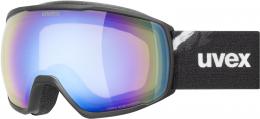 uvex Victorious FM Brillenträger Skibrille (2330 black matt, mirror blue/green clear (S2))