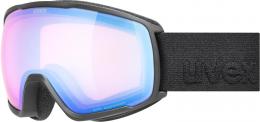 uvex Victorious FM Brillenträger Skibrille small (2330 black matt, mirror blue/orange clear (S2))
