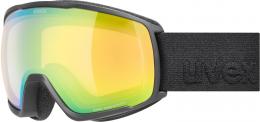 uvex Victorious FM Brillenträger Skibrille small (2530 black matt, mirror opal/yellow clear (S1))