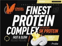 Vanilla Cream - Engel Nutrition Finest Protein Complex - 30g Probe Angebot kostenlos vergleichen bei topsport24.com.