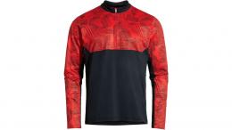Vaude Men's Virt QZip LS T-Shirt MARS RED M
