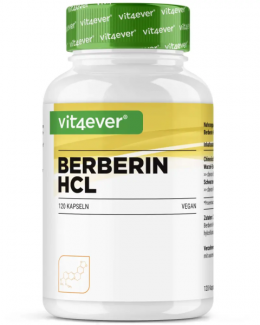 Vit4ever Berberin HCL 500mg, 120 Kapseln