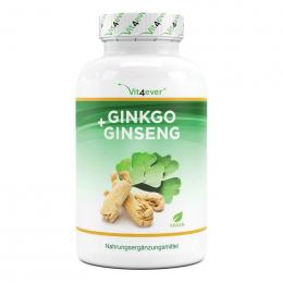 Vit4ever Ginkgo Ginseng Mix 8000 Ginkgo & Ginseng Spezial Extrakt 365 Tabletten Angebot kostenlos vergleichen bei topsport24.com.