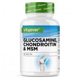 Vit4ever Glucosamine, Chondroitin & MSM 365 Tabletten