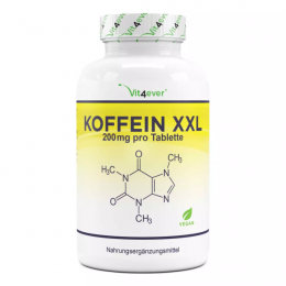 Vit4ever Koffein XXL 200mg, 500 Tabletten Angebot kostenlos vergleichen bei topsport24.com.