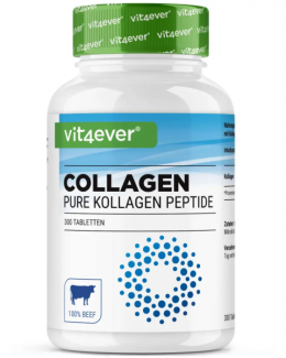 Vit4ever Kollagen Peptide - Rinderkollagen, 300 Tabletten